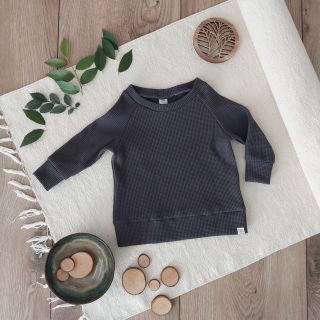 Mikina z vaflového úpletu